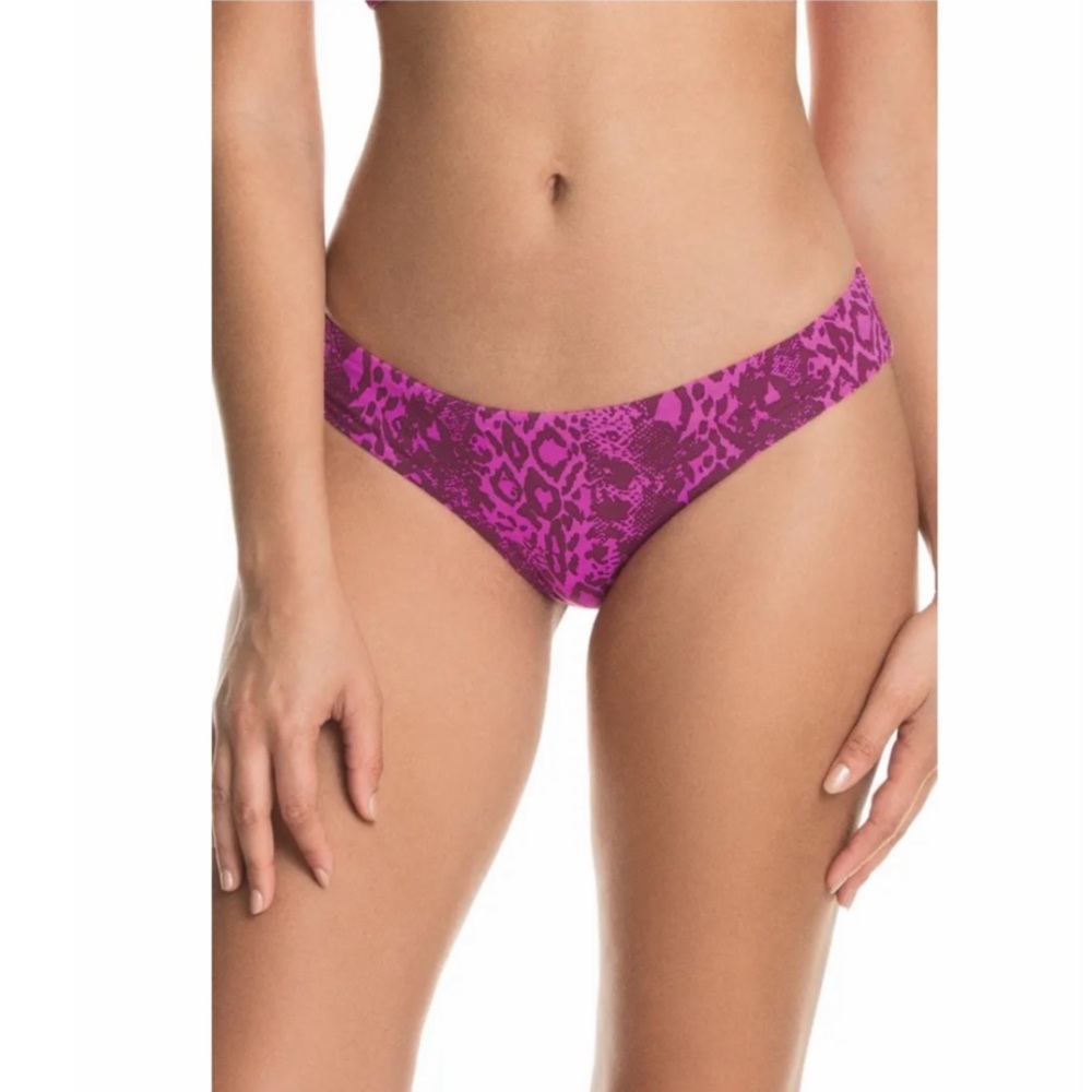 Maaji Pink Love Potion Sublime Reversible Bikini Bottoms Size XS